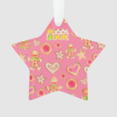 aquarelle pain d'épices de Noël cookies (devant)