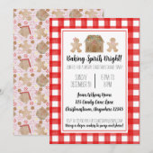 Aquarelle Pain d'épices Invitation à échanger des (Devant / Derrière)