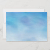 Aquarelle Palm Feuilles Faire-part de mariage (Dos)