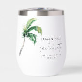 Aquarelle Palm Tree Bachelorette personnalisée (Avant)