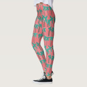 Aquarelle Palm Trees Leggings (Gauche)