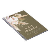 Aquarelle Pampas Grass Personnalisé Bible Journal (Côté Droit)