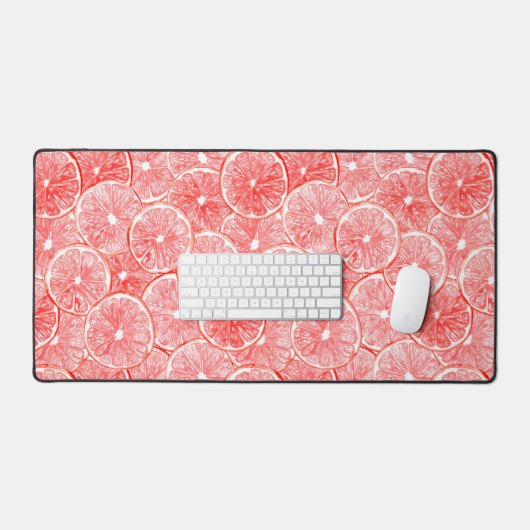 Aquarelle pamplemousse motif (Clavier et souris)