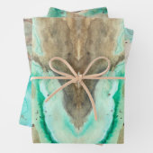 Aquarelle Papier à enveloppement Turquoise Plaque  (En situation)