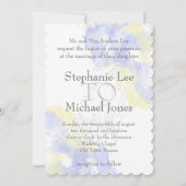 Aquarelle papillon Faire-part de mariage (Dos)