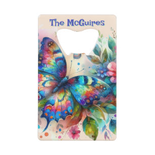 Aquarelle Papillon Floral Garden Personnalisé
