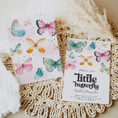 Aquarelle Papillon Invitation d'anniversaire