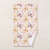 Aquarelle Papillon Whimsy (Serviette à main)