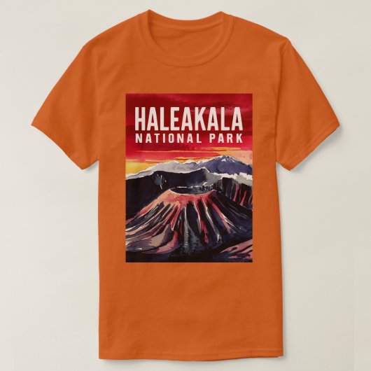 Aquarelle Parc national de Haleakala TShirt (Design devant)