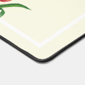 Aquarelle Parrot Jaune Tulipes Art Floral (Coin)