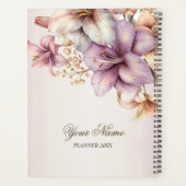 Aquarelle Party Boho rose Fleurs Élégant (Dos)