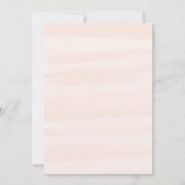 Aquarelle Pastel Bridesmaitres Brunch Invitation (Dos)