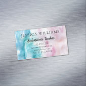 Aquarelle Pastel Carte de visite personnalisé (In Situ)