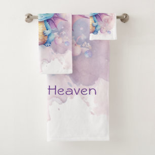 Aquarelle Pastel Dragon Girl Baby shower Cadeau