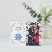 Aquarelle pastel élégante carte postale (Debout devant)