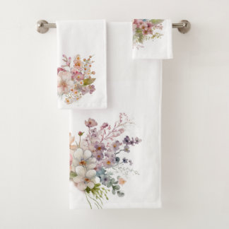 Aquarelle Pastel Fleurs sauvages