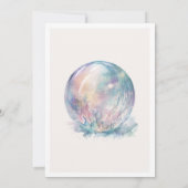 Aquarelle Pastel Moon Baby shower Invitation (Dos)