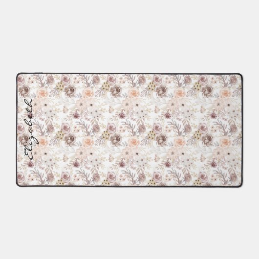 Aquarelle Pastel personnalisée Roses colorés (Recto)