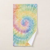 Aquarelle Pastel Rainbow Tie Dye (Serviette à main)