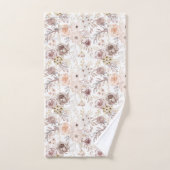 Aquarelle Pastel Roses colorés (Serviette à main)