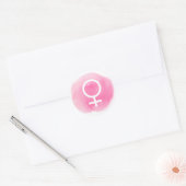 Aquarelle Pastel Venus Symboles Stickers (Enveloppe)