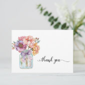 Aquarelle Pays Sympathie Florale Merci (Debout devant)