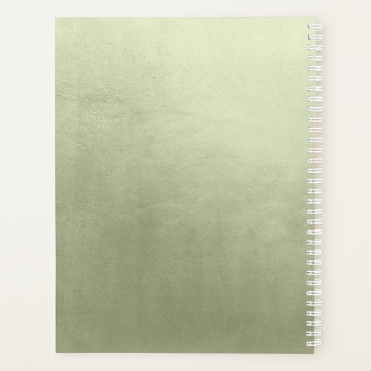 Aquarelle Paysage Mariage Sage Green ID786 (Dos)