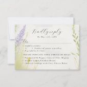 aquarelle paysage nuages RSVP avec choix de repas (Devant)