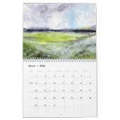 aquarelle paysage peintures murales calendrier (Mar 2026)