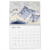 aquarelle paysage peintures murales calendrier (Feb 2027)