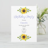 Aquarelle Peinte à la main Invitation Swag de tour (Debout devant)