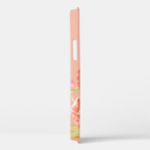 Aquarelle Peonies et Rose iPhone / coque ipad (Verso / Droite)