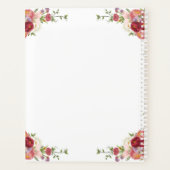 Aquarelle Peony Fleur Floral Douche nuptiale (Dos)