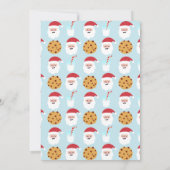 Aquarelle Père Noël Invitation à échanger du lait  (Dos)