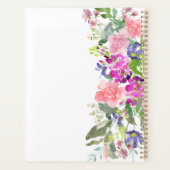 Aquarelle personnalisée Bible florale Verse (Dos)