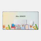 Aquarelle personnalisée cadeau de l'enseignant (Clavier et souris)