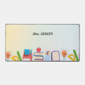 Aquarelle personnalisée cadeau de l'enseignant (Recto)