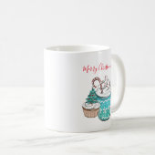 Aquarelle personnalisée Image Christmas Mug (Devant droit)