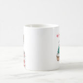 Aquarelle personnalisée Image Christmas Mug (Centre)