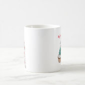 Aquarelle personnalisée Image Christmas Mug (Centre)