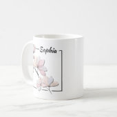 Aquarelle personnalisée Magnolia Coffee Mug (Devant gauche)