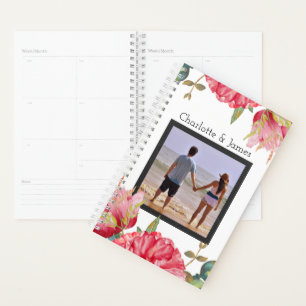 Aquarelle personnalisée Rouge Poppy Floral