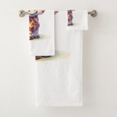 Aquarelle petite girafe (En situation)