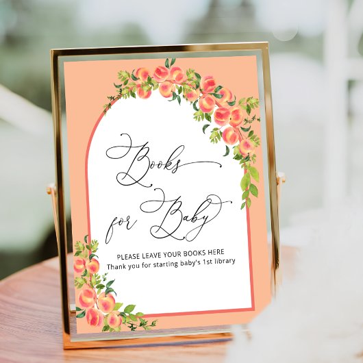 Aquarelle Petite Pêche Livres pour Poster bébé