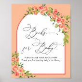 Aquarelle Petite Pêche Livres pour Poster bébé (Devant)