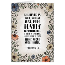 Aquarelle Philippiens 4:8