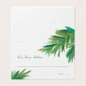 Aquarelle Pine Woods | Réception de mariage (Outside Unfolded)