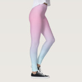 Aquarelle Pink Blue Leggings (Droite)