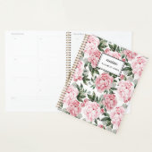 Aquarelle Pink Peonies Floral Motif chic Personnal (Devant avec enveloppe)