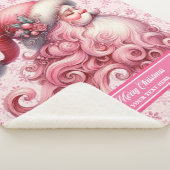 Aquarelle Pinkmas Père Noël Nom couverture pour fi (3/4)